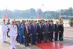 Lãnh đạo Đảng, Nhà nước vào Lăng viếng Chủ tịch Hồ Chí Minh nhân dịp Quốc khánh