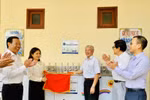Niềm vui "Nước sạch học đường" trước thềm năm học mới