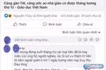 Làm gì có quy định lương tháng 13 cho giáo viên dịp Tết Nguyên đán