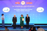 Vietcombank 9 lần liên tiếp có mặt trong Top 10 Thương hiệu mạnh Việt Nam 