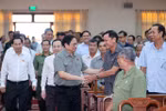 Thủ tướng Phạm Minh Chính và Đoàn đại biểu Quốc hội TP. Cần Thơ tiếp xúc cử tri