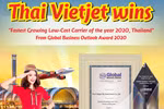 Vietjet Thái Lan là Hãng hàng không tăng trưởng nhanh nhất năm 2020