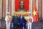 Hai Thứ trưởng Bộ Công an được thăng quân hàm Thượng tướng