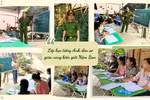 Đại úy công an và lớp học đơn sơ nơi vùng biên giúp học sinh bớt “sợ” tiếng Anh