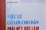 Cần bỏ ngay tư duy cán bộ “đo lọ nước mắm, đếm củ dưa hành” với người dân