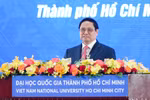 Thủ tướng Phạm Minh Chính dự lễ khai khóa năm 2023, làm diễn giả tại ĐHQG TPHCM 