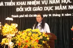Hai từ khóa đối với giáo dục mầm non TPHCM trong năm học mới