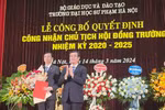 Phó Giáo sư Nguyễn Văn Hiền trở thành Chủ tịch Hội đồng Trường ĐH Sư phạm Hà Nội