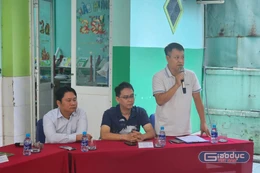 Hơn 100 phụ huynh đối thoại với lãnh đạo TH Tân Quy về suất ăn bán trú, Sago Food không có mặt