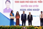 Trường Đại học Cửu Long trao thưởng 150 triệu đồng cho tân phó giáo sư