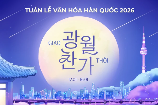 Từ 12-16/1 sẽ diễn ra Tuần lễ Văn hóa Hàn Quốc 2026 tại Trường Đại học Hà Nội 