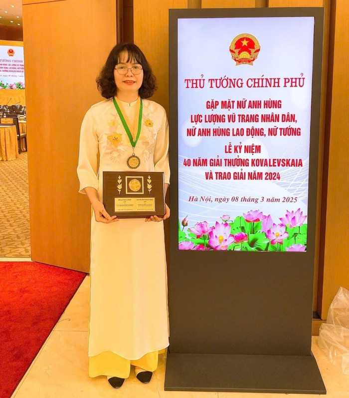 Phó Giáo sư, Tiến sĩ Đặng Thị Mỹ Dung - Phó Viện trưởng Viện Công nghệ vật liệu tiên tiến (Đại học Quốc gia Thành phố Hồ Chí Minh). Ảnh: website nhà trường 489420140-993272569583107-4310742638554232824-n-6364.jpg