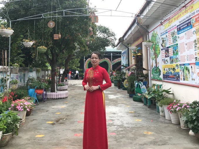 Cô Đào Thị Thúy Vân - Hiệu trưởng Trường Mầm non Ánh Sao (xã Yên Châu, tỉnh Sơn La). Ảnh: Nhân vật từng cung cấp image.jpg