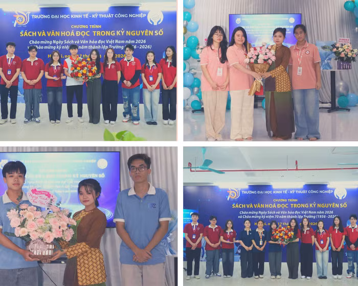 Các Tổ, Đội, Câu lạc bộ trong trường tặng hoa chúc mừng.