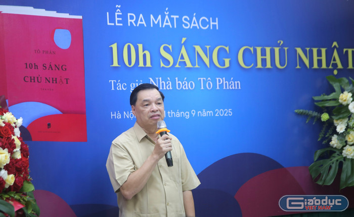 Ông Lê Mạnh Hùng - Phó Chủ tịch kiêm Tổng Thư ký Hội Khuyến học Việt Nam. gdvn-z6999964882461-8f5070207191d7df82812b4fca60d6c8-9109.jpg