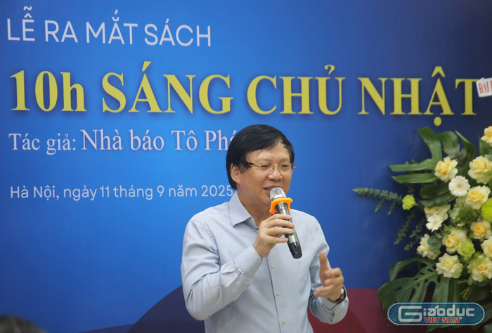 Nhà báo Hồ Quang Lợi - nguyên Phó Chủ tịch Thường trực Hội Nhà báo Việt Nam, nguyên Chủ tịch Hội Nhà báo Hà Nội, nguyên Tổng Biên tập báo Hà Nội mới. gdvn-z6999964882461-8f5070207191d7df82812b4fca60d6c8-2962.jpg