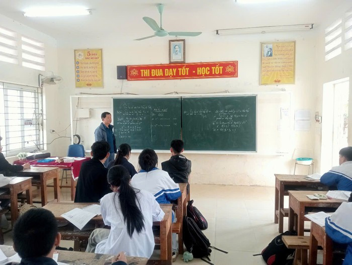 Một tiết học diễn ra ở Trường Phổ thông Dân tộc nội trú Trung học cơ sở Như Xuân (huyện Như Xuân, tỉnh Thanh Hoá). (Ảnh: NTCC) z6369058007115-892f62fc251ba22fb75aafea50d340a9-5795-3152.jpg