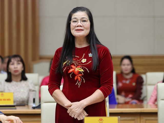 Nhà giáo Trần Thị Tương Giao, Hiệu trưởng Trường Mầm non Trúc Xanh (phường Rạch Dừa, TP.HCM). Ảnh: VGP/Nhật Bắc