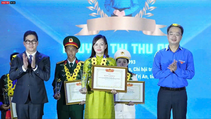 Cô Nguyễn Thị Thu Nga sinh năm 1993 - Giáo viên, Bí thư Chi đoàn, Chi hội trưởng Chi hội Trường Mầm non Mã Đà (xã Trị An, tỉnh Đồng Nai). Ảnh: NVCC d30be31e13159e4bc704.jpg