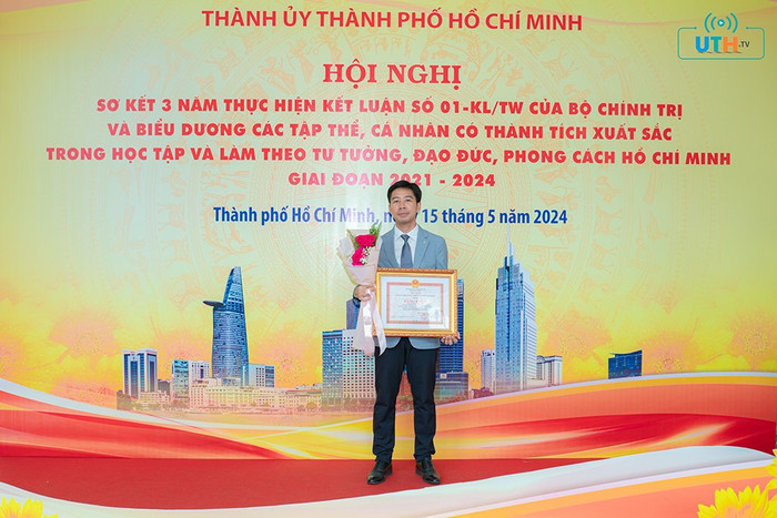 Phó Giáo sư, Tiến sĩ Nguyễn Tiến Thuỷ - Bí thư Đảng ủy, Chủ tịch Hội đồng trường Trường Đại học Giao thông vận tải Thành phố Hồ Chí Minh. (Ảnh: website nhà trường) thanh-uy-6-chon.jpg