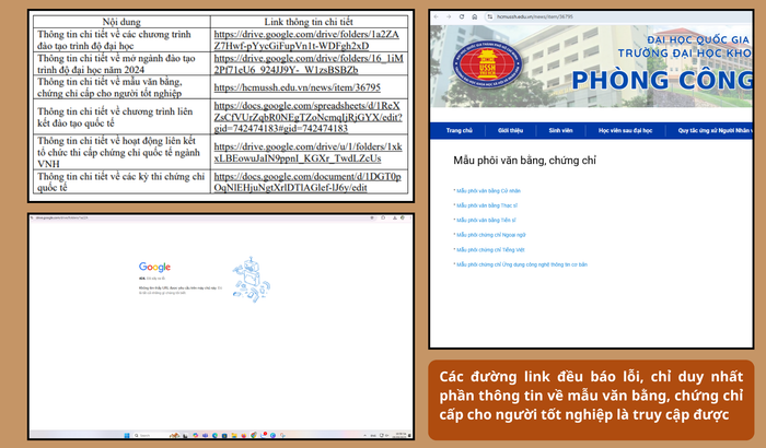 Đến thời điểm ngày 10/9/2025, phóng viên truy cập vào đường link vẫn báo lỗi. Ảnh chụp màn hình them-tieu-de-6931.png