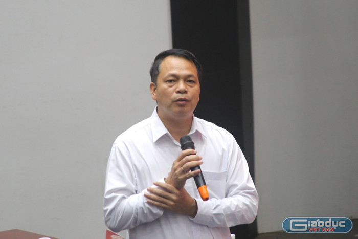 Ông Lê Xuân Kiêu - Giám đốc Trung tâm Hoạt động Văn hoá Khoa học Văn Miếu - Quốc Tử Giám. gdvn-fm5a6671.jpg