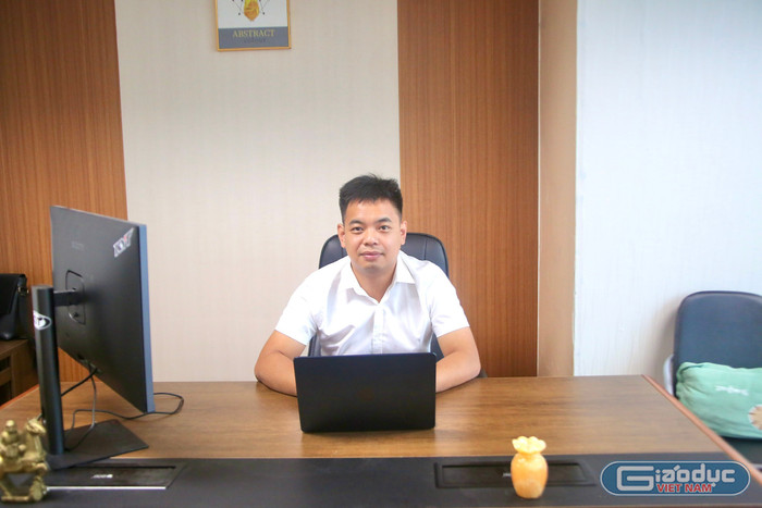 Ông Bùi Thanh Sơn - Giám đốc Công ty Cổ phần Salework (phường Yên Hoà, Hà Nội). Ảnh: Yên Đan gdvn-z6933071738622-680de0b73f27f3804ef8a32fd7c89a6e.jpg