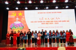 Hải Phòng ra quân các đội tuyển thi học sinh giỏi quốc gia năm học 2024-2025