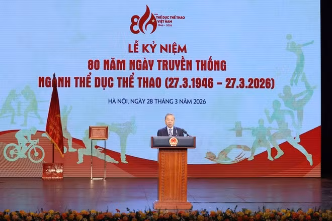 Tổng Bí thư Tô Lâm: Một nền thể thao mạnh phải bắt đầu từ trường học