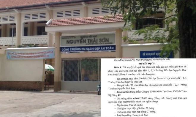 Trường học phê duyệt cho Công ty Giáo dục STEM và Phát triển kỹ năng 4C trúng thầu công khai ra sao?