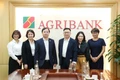Chủ tịch Hội đồng thành viên Agribank và Đoàn lãnh đạo cấp cao SWIFT trong khuôn khổ buổi làm việc