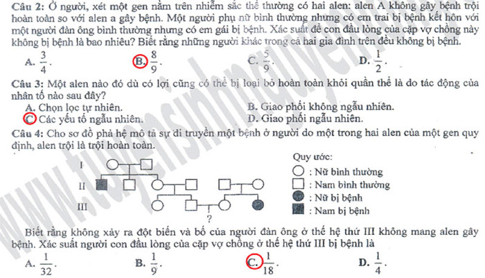 Xem đáp án môn Vật lí - Xem đáp án môn Toán - Xem đáp án môn Hóa - Xem đáp án môn Ngoại ngữ Khối A1 Xem đáp án môn Vật lí - Xem đáp án môn Toán - Xem đáp án môn Hóa - Xem đáp án môn Ngoại ngữ Khối A1