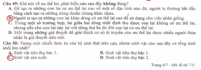 Xem đáp án môn Vật lí - Xem đáp án môn Toán - Xem đáp án môn Hóa - Xem đáp án môn Ngoại ngữ Khối A1