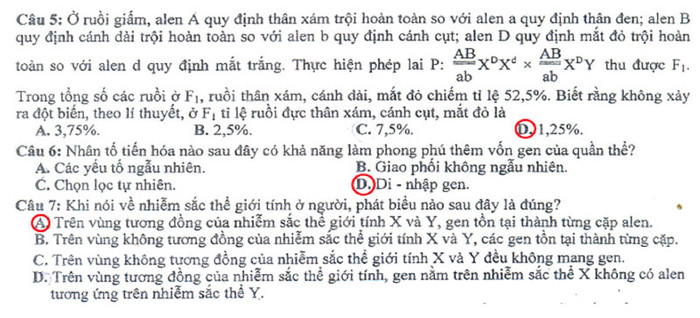 Xem đáp án môn Vật lí - Xem đáp án môn Toán - Xem đáp án môn Hóa - Xem đáp án môn Ngoại ngữ Khối A1 Xem đáp án môn Vật lí - Xem đáp án môn Toán - Xem đáp án môn Hóa - Xem đáp án môn Ngoại ngữ Khối A1