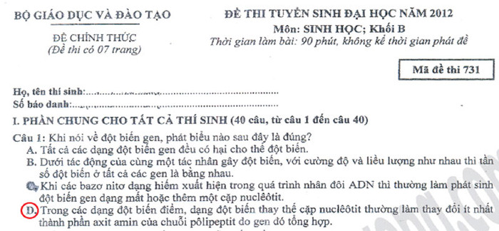 Xem đáp án môn Vật lí - Xem đáp án môn Toán - Xem đáp án môn Hóa - Xem đáp án môn Ngoại ngữ Khối A1 Xem đáp án môn Vật lí - Xem đáp án môn Toán - Xem đáp án môn Hóa - Xem đáp án môn Ngoại ngữ Khối A1