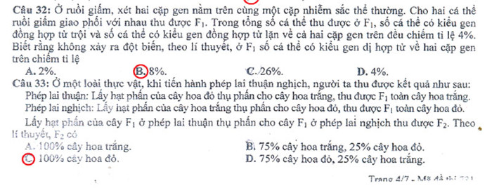 Xem đáp án môn Vật lí - Xem đáp án môn Toán - Xem đáp án môn Hóa - Xem đáp án môn Ngoại ngữ Khối A1 Xem đáp án môn Vật lí - Xem đáp án môn Toán - Xem đáp án môn Hóa - Xem đáp án môn Ngoại ngữ Khối A1