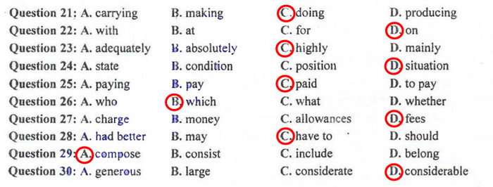 ĐÁP ÁN MÔN VĂN KHỐI C, D HỆ CAO ĐẲNG 2012 - ĐÁP ÁN MÔN SINH KHỐI B HỆ CAO ĐẲNG 2012 - ĐÁP ÁN MÔN VẬT LÝ KHỐI A, A1 HỆ CAO ĐẲNG 2012 - ĐÁP ÁN MÔN LỊCH SỬ KHỐI C HỆ CAO ĐẲNG 2012 - ĐÁP ÁN MÔN LỊCH SỬ KHỐI C HỆ CAO ĐẲNG 2012 - ĐÁP ÁN TIẾNG ANH KHỐI A1, D1 HỆ CAO ĐẲNG 2012