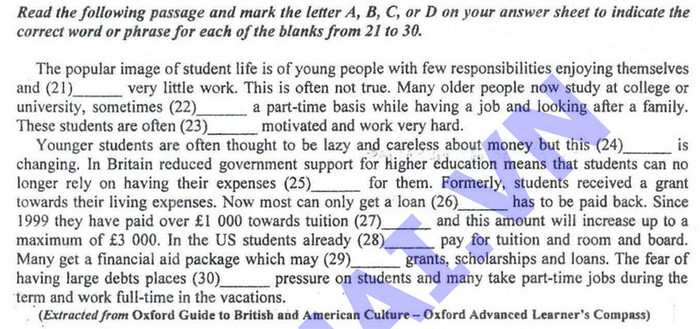 ĐÁP ÁN MÔN VĂN KHỐI C, D HỆ CAO ĐẲNG 2012 - ĐÁP ÁN MÔN SINH KHỐI B HỆ CAO ĐẲNG 2012 - ĐÁP ÁN MÔN VẬT LÝ KHỐI A, A1 HỆ CAO ĐẲNG 2012 - ĐÁP ÁN MÔN LỊCH SỬ KHỐI C HỆ CAO ĐẲNG 2012 - ĐÁP ÁN MÔN LỊCH SỬ KHỐI C HỆ CAO ĐẲNG 2012 - ĐÁP ÁN TIẾNG ANH KHỐI A1, D1 HỆ CAO ĐẲNG 2012