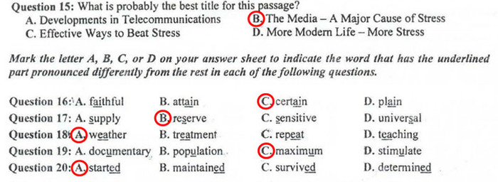 ĐÁP ÁN MÔN VĂN KHỐI C, D HỆ CAO ĐẲNG 2012 - ĐÁP ÁN MÔN SINH KHỐI B HỆ CAO ĐẲNG 2012 - ĐÁP ÁN MÔN VẬT LÝ KHỐI A, A1 HỆ CAO ĐẲNG 2012 - ĐÁP ÁN MÔN LỊCH SỬ KHỐI C HỆ CAO ĐẲNG 2012 - ĐÁP ÁN MÔN LỊCH SỬ KHỐI C HỆ CAO ĐẲNG 2012 - ĐÁP ÁN TIẾNG ANH KHỐI A1, D1 HỆ CAO ĐẲNG 2012