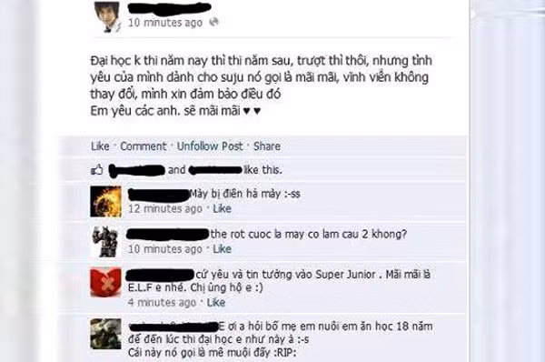 Một bạn trẻ "cuồng" thần tượng Suju dám bỏ cả 12 năm đèn sách và mong đợi của gia đình chỉ vì một nhóm nhạc Hàn Quốc?