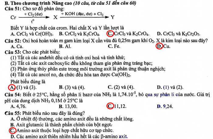 ĐÁP ÁN TIẾNG ANH KHỐI A1, D1 HỆ CAO ĐẲNG 2012 - ĐÁP ÁN MÔN VĂN KHỐI C, D HỆ CAO ĐẲNG 2012 - ĐÁP ÁN MÔN SINH KHỐI B HỆ CAO ĐẲNG 2012 - ĐÁP ÁN MÔN VẬT LÝ KHỐI A, A1 HỆ CAO ĐẲNG 2012 - ĐÁP ÁN MÔN LỊCH SỬ KHỐI C HỆ CAO ĐẲNG 2012 - ĐÁP ÁN MÔN LỊCH SỬ KHỐI C HỆ CAO ĐẲNG 2012