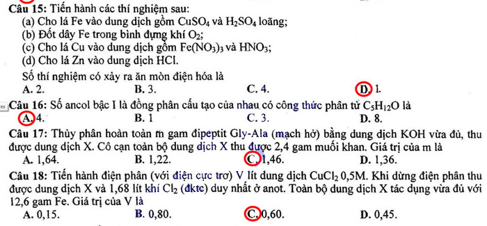 ĐÁP ÁN TIẾNG ANH KHỐI A1, D1 HỆ CAO ĐẲNG 2012 - ĐÁP ÁN MÔN VĂN KHỐI C, D HỆ CAO ĐẲNG 2012 - ĐÁP ÁN MÔN SINH KHỐI B HỆ CAO ĐẲNG 2012 - ĐÁP ÁN MÔN VẬT LÝ KHỐI A, A1 HỆ CAO ĐẲNG 2012 - ĐÁP ÁN MÔN LỊCH SỬ KHỐI C HỆ CAO ĐẲNG 2012 - ĐÁP ÁN MÔN LỊCH SỬ KHỐI C HỆ CAO ĐẲNG 2012