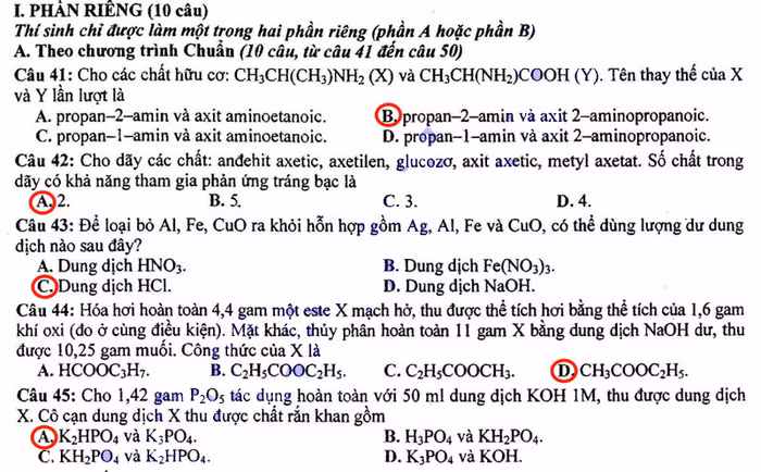 ĐÁP ÁN TIẾNG ANH KHỐI A1, D1 HỆ CAO ĐẲNG 2012 - ĐÁP ÁN MÔN VĂN KHỐI C, D HỆ CAO ĐẲNG 2012 - ĐÁP ÁN MÔN SINH KHỐI B HỆ CAO ĐẲNG 2012 - ĐÁP ÁN MÔN VẬT LÝ KHỐI A, A1 HỆ CAO ĐẲNG 2012 - ĐÁP ÁN MÔN LỊCH SỬ KHỐI C HỆ CAO ĐẲNG 2012 - ĐÁP ÁN MÔN LỊCH SỬ KHỐI C HỆ CAO ĐẲNG 2012