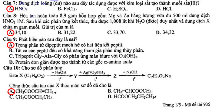 ĐÁP ÁN TIẾNG ANH KHỐI A1, D1 HỆ CAO ĐẲNG 2012 - ĐÁP ÁN MÔN VĂN KHỐI C, D HỆ CAO ĐẲNG 2012 - ĐÁP ÁN MÔN SINH KHỐI B HỆ CAO ĐẲNG 2012 - ĐÁP ÁN MÔN VẬT LÝ KHỐI A, A1 HỆ CAO ĐẲNG 2012 - ĐÁP ÁN MÔN LỊCH SỬ KHỐI C HỆ CAO ĐẲNG 2012 - ĐÁP ÁN MÔN LỊCH SỬ KHỐI C HỆ CAO ĐẲNG 2012