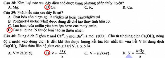ĐÁP ÁN TIẾNG ANH KHỐI A1, D1 HỆ CAO ĐẲNG 2012 - ĐÁP ÁN MÔN VĂN KHỐI C, D HỆ CAO ĐẲNG 2012 - ĐÁP ÁN MÔN SINH KHỐI B HỆ CAO ĐẲNG 2012 - ĐÁP ÁN MÔN VẬT LÝ KHỐI A, A1 HỆ CAO ĐẲNG 2012 - ĐÁP ÁN MÔN LỊCH SỬ KHỐI C HỆ CAO ĐẲNG 2012 - ĐÁP ÁN MÔN LỊCH SỬ KHỐI C HỆ CAO ĐẲNG 2012