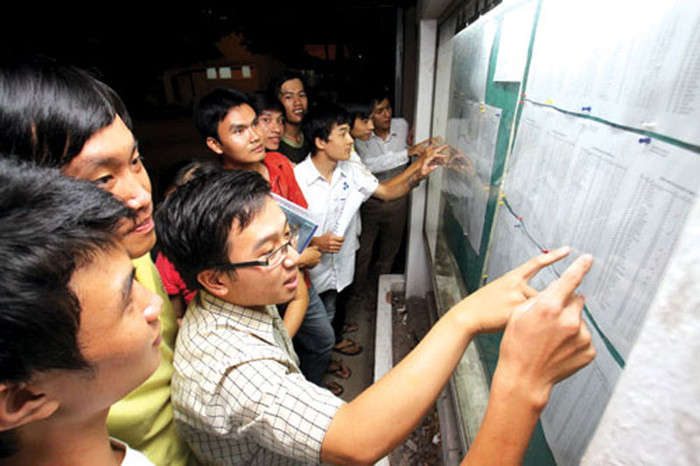 Ngành Sư phạm Toán học có điểm trúng tuyển cao nhất ĐH Vinh. Ảnh: Thanhnien Ngành Sư phạm Toán học có điểm trúng tuyển cao nhất ĐH Vinh. Ảnh: Thanhnien