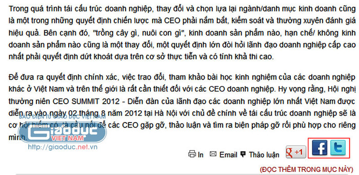 Trích đoạn nội dung bài viết được cho là bị TS. Lê Thẩm Dương đạo.