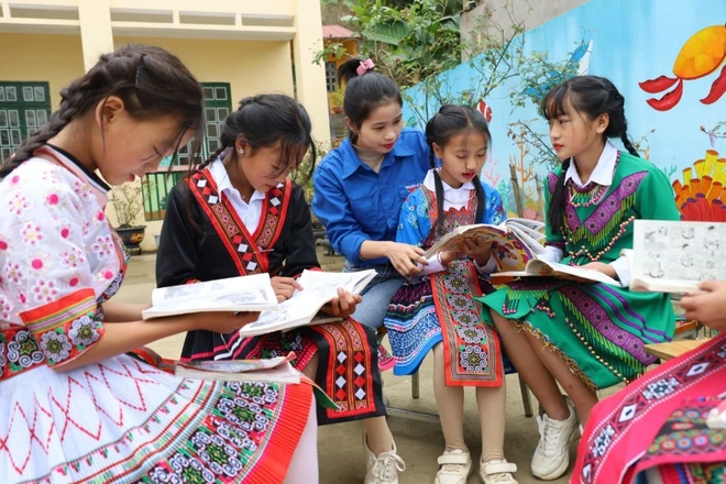 Nhiều mô hình trường học gắn với đặc thù địa phương được triển khai hiệu quả và từng bước nhân rộng trên toàn tỉnh. Ảnh: Sở Giáo dục và Đào tạo tỉnh Lào Cai.