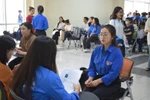 Sinh viên Trường Đại học Sư phạm Hà Nội trong buổi tuyển tình nguyện viên cho Chiến dịch Mùa hè xanh 2025. Ảnh: Website nhà trường.