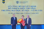 PGS.TS Nguyễn Bá Hoàng được bổ nhiệm làm Hiệu trưởng Trường Đại học Bà Rịa - Vũng Tàu